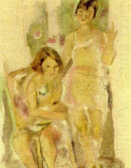Jules Pascin ginette och mireille china oil painting image